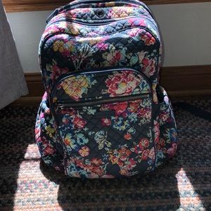 Vera Bradley Pretty Posies Campus Backpack
